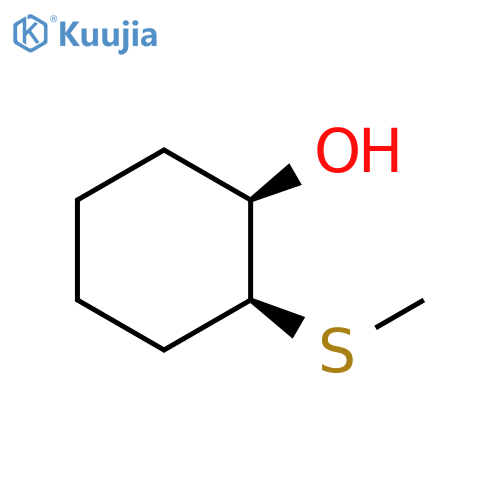 Cyclohexanol, 2-(methylthio)-, cis- structure