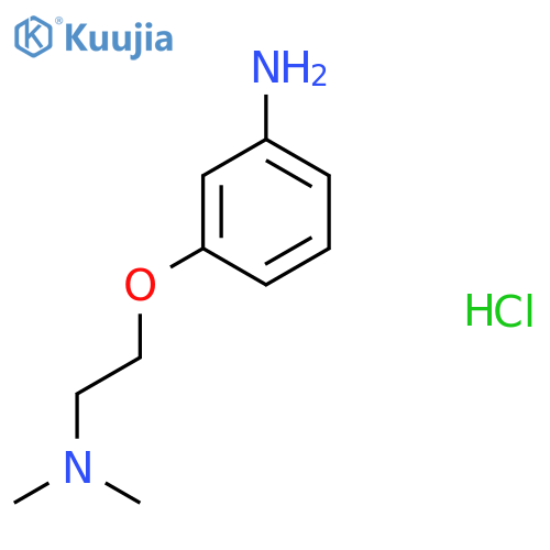 3-2-(Dimethylamino)ethoxyaniline Hydrochloride structure