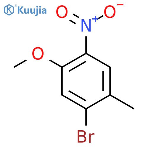 5-Bromo-4-methyl-2-nitroanisole structure