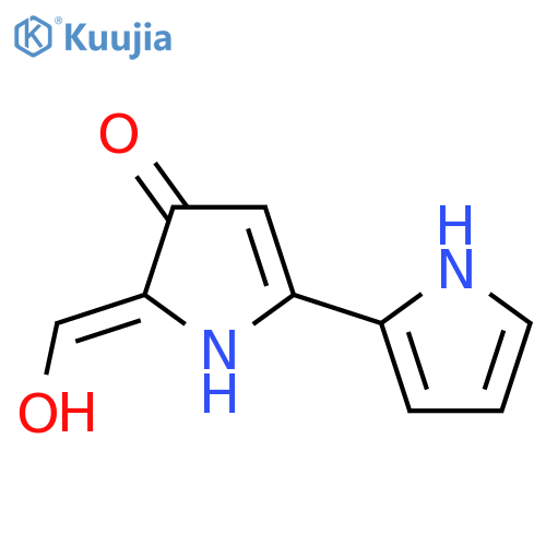 [2,2'-Bi-1H-pyrrole]-5-carboxaldehyde,4-hydroxy- structure