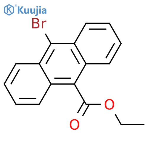 Ethyl 10-bromoanthracene-9-carboxylate structure