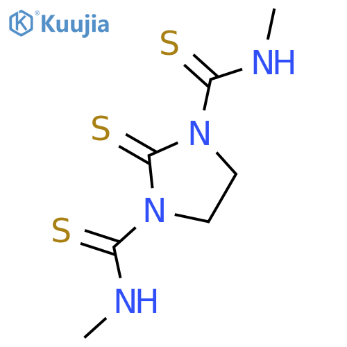 1,3-Imidazolidinedicarbothioamide, N,N'-dimethyl-2-thioxo- structure