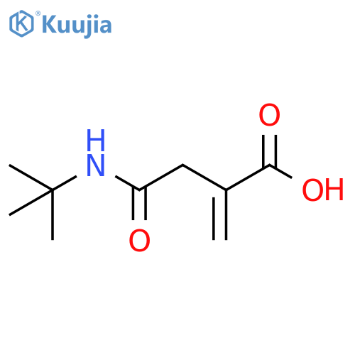 N-tert-Butyl-2-methylene-succinamic acid structure