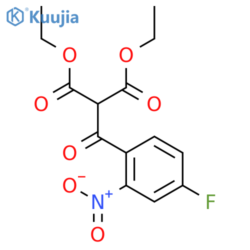 1,3-Diethyl 2-(4-Fluoro-2-nitrobenzoyl)propanedioate structure