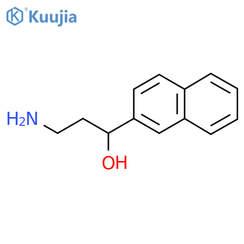3-Amino-1-(2-naphthyl)propan-1-ol structure
