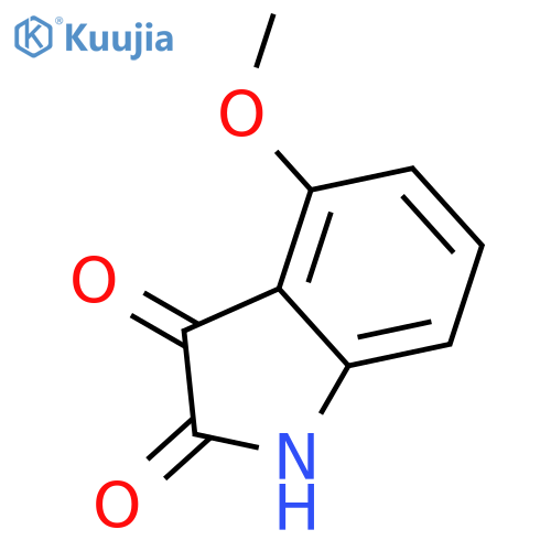 4-Methoxyindoline-2,3-dione structure