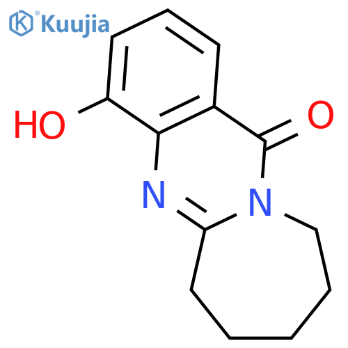 Azepino[2,1-b]quinazolin-12(6H)-one,7,8,9,10-tetrahydro-4-hydroxy- structure