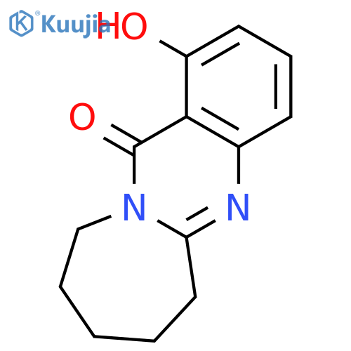 Azepino[2,1-b]quinazolin-12(6H)-one, 7,8,9,10-tetrahydro-1-hydroxy- structure