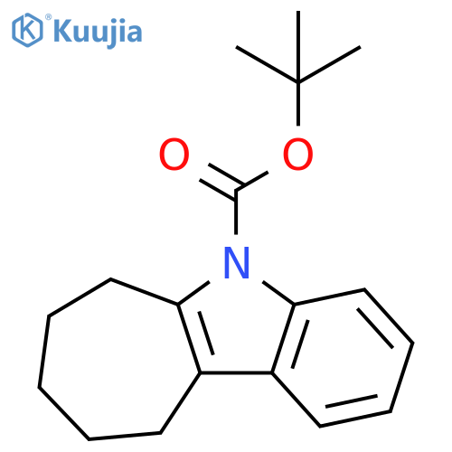 Cyclohept[b]indole-5(6H)-carboxylic acid, 7,8,9,10-tetrahydro-, 1,1-dimethylethyl ester structure