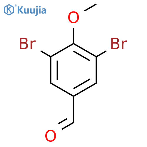 3,5-Dibromo-4-methoxybenzaldehyde structure