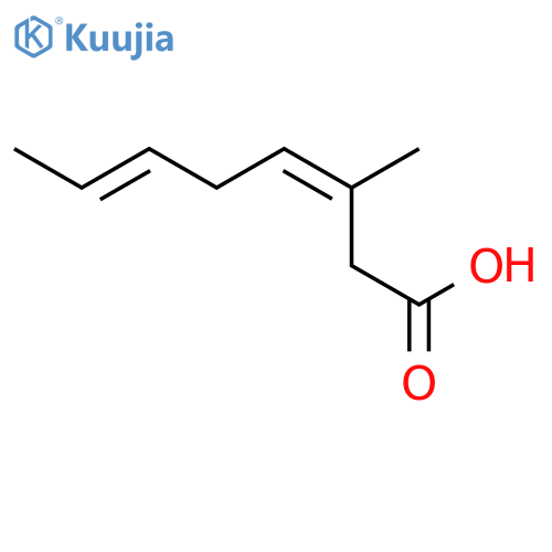 3,6-Octadienoic acid, 3-methyl-, (Z,E)- structure