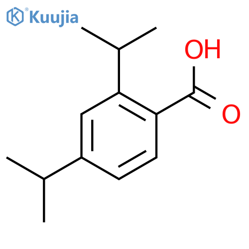 2,4-Bis(propan-2-yl)benzoic Acid structure