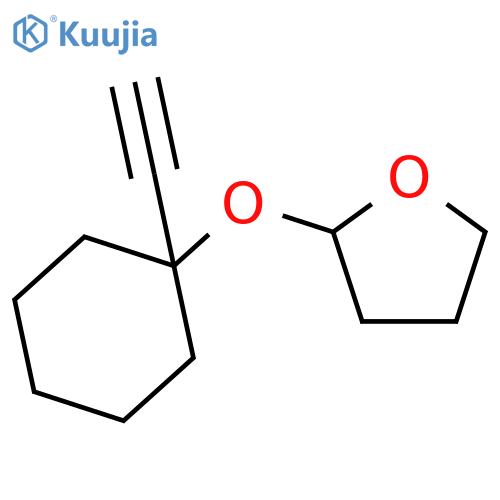 Furan, 2-[(1-ethynylcyclohexyl)oxy]tetrahydro- structure