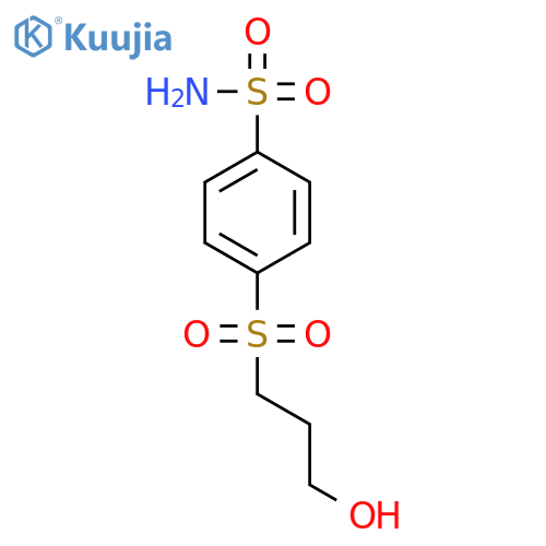 4-(3-hydroxypropylsulfonyl)benzenesulfonamide structure