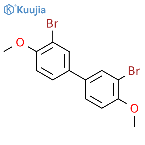 3,3'-Dibromo-4,4'-dimethoxybiphenyl structure