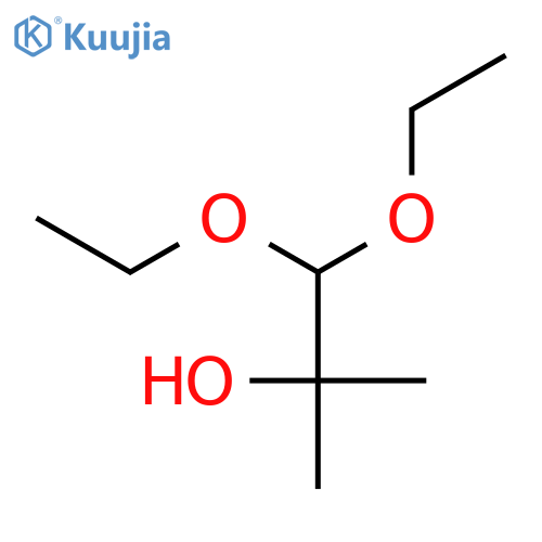 1,1-Diethoxy-2-methyl-2-propanol structure