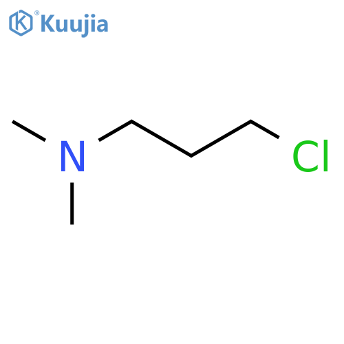 3-Chloro-1-(N,N-dimethyl)propylamine structure