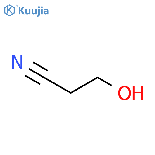 3-hydroxypropanenitrile structure