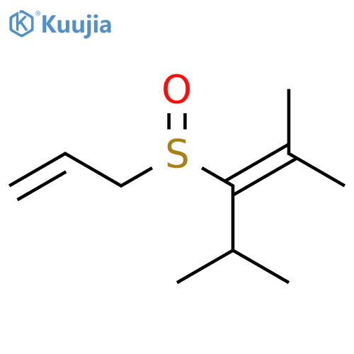2-Pentene, 2,4-dimethyl-3-(2-propenylsulfinyl)- structure