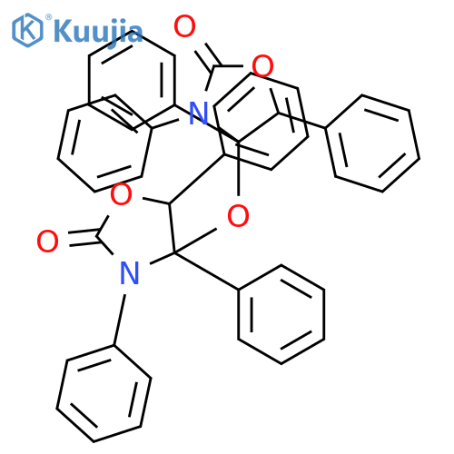 2-Oxazolidinone, 4,4'-oxybis[3,4,5-triphenyl- structure