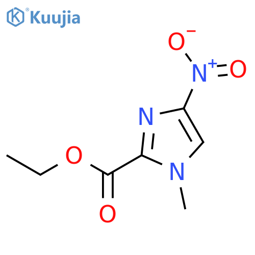 ethyl 1-methyl-4-nitro-imidazole-2-carboxylate structure