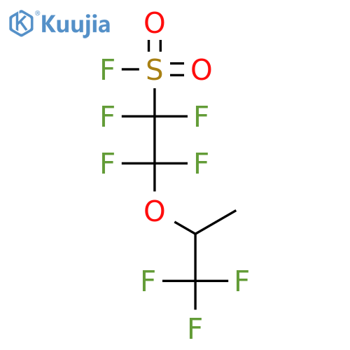 Ethanesulfonyl fluoride, 1,1,2,2-tetrafluoro-2-(2,2,2-trifluoro-1-methylethoxy)- structure