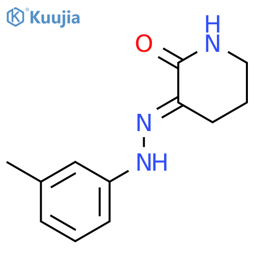 2,3-Piperidinedione, 3-[(3-methylphenyl)hydrazone] structure