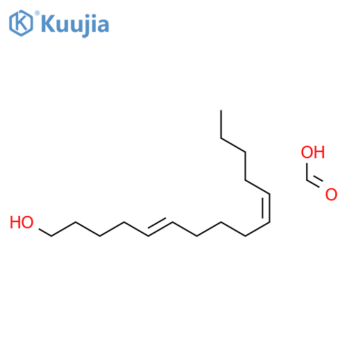 5,10-Pentadecadien-1-ol, formate, (E,Z)- structure