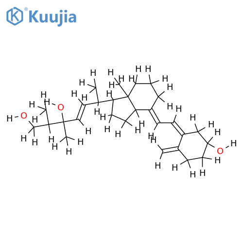 (3S,5Z,7E,22E,24xi)-9,10-Secoergosta-5,7,10(19),22-tetraene-1,3,24,25,28-triol structure