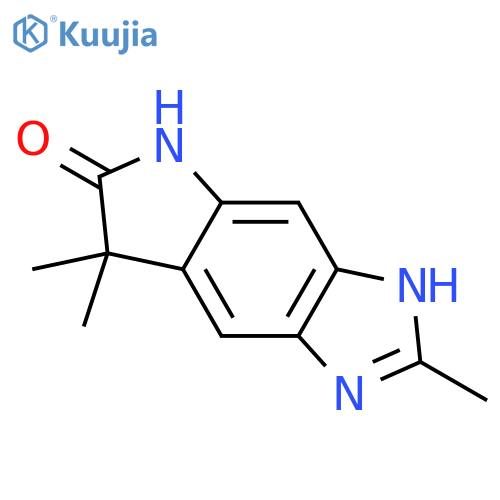5,7-dihydro-2,7,7-trimethyl-Pyrrolo[2,3-f]benzimidazol-6(3H)-one structure