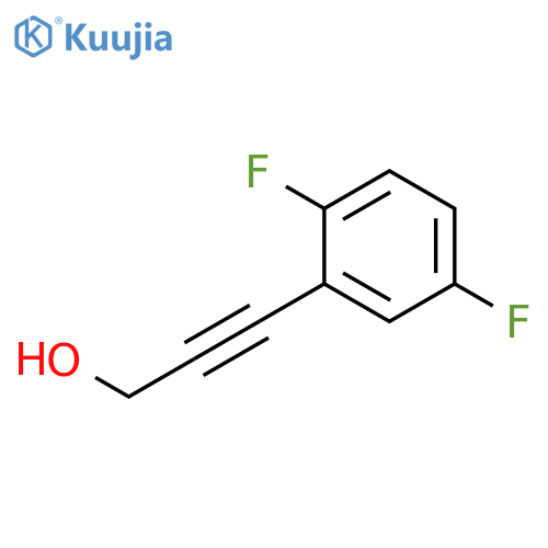2-Propyn-1-ol, 3-(2,5-difluorophenyl)- structure