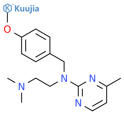 1,2-Ethanediamine,N1-[(4-methoxyphenyl)methyl]-N2,N2-dimethyl-N1-(4-methyl-2-pyrimidinyl)- structure