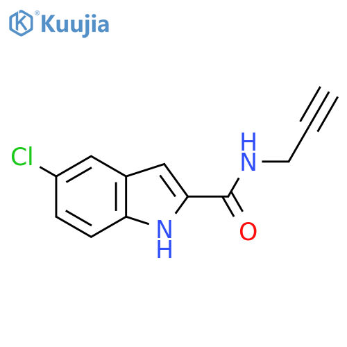 5-Chloro-N-(prop-2-yn-1-yl)-1H-indole-2-carboxamide structure