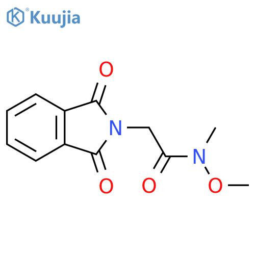 2-(1,3-Dioxo-2,3-dihydro-1H-isoindol-2-yl)-N-methoxy-N-methylacetamide structure
