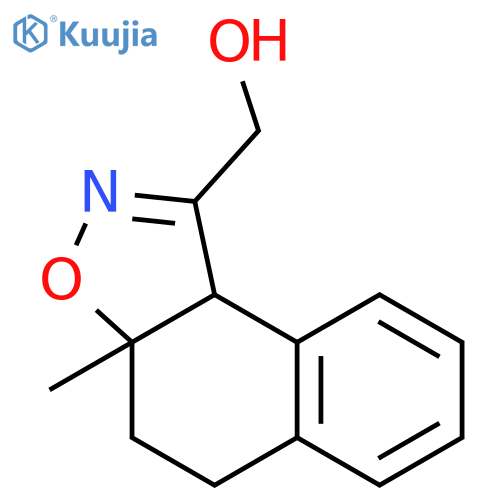 Naphth[1,2-d]isoxazole-1-methanol, 3a,4,5,9b-tetrahydro-3a-methyl- structure