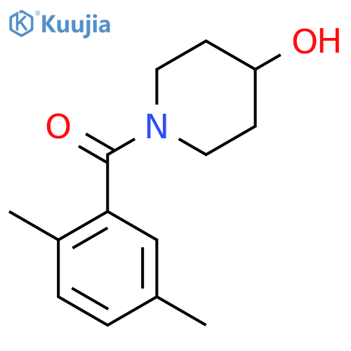 1-(2,5-Dimethylbenzoyl)piperidin-4-ol structure