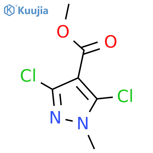 methyl 3,5-dichloro-1-methyl-1H-pyrazole-4-carboxylate structure