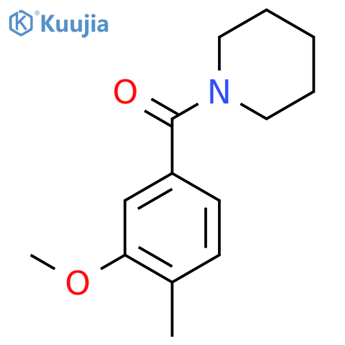 (3-Methoxy-4-methylphenyl)-piperidin-1-ylmethanone structure