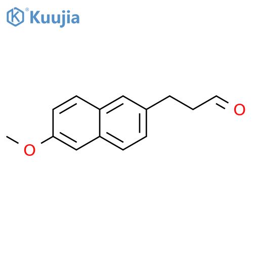 3-(6-methoxynaphthalen-2-yl)propanal structure