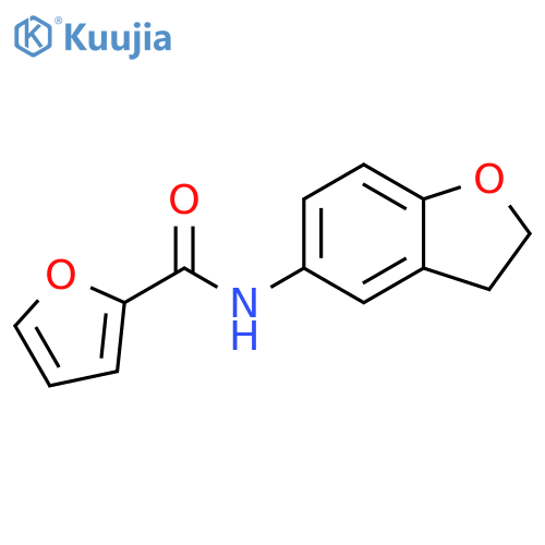 N-2,3-Dihydro-1-benzofuran-5-yl-2-furamide structure