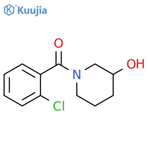 1-(2-chlorobenzoyl)piperidin-3-ol structure