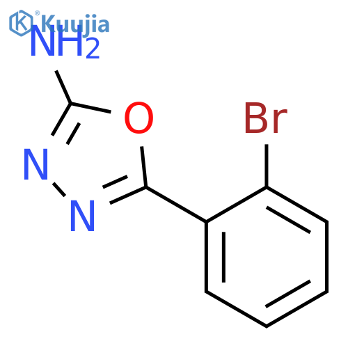 5-(2-Bromophenyl)-1,3,4-oxadiazol-2-amine structure