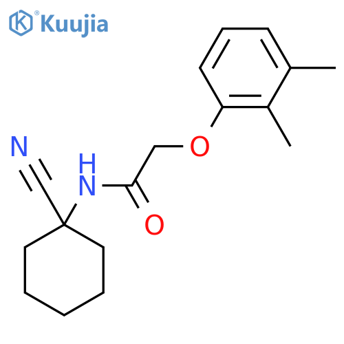 N-(1-cyanocyclohexyl)-2-(2,3-dimethylphenoxy)acetamide structure