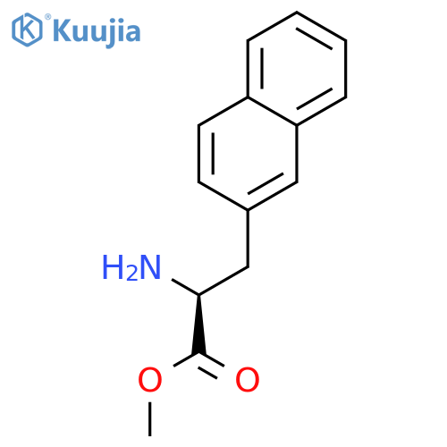 methyl (2S)-2-amino-3-(naphthalen-2-yl)propanoate structure