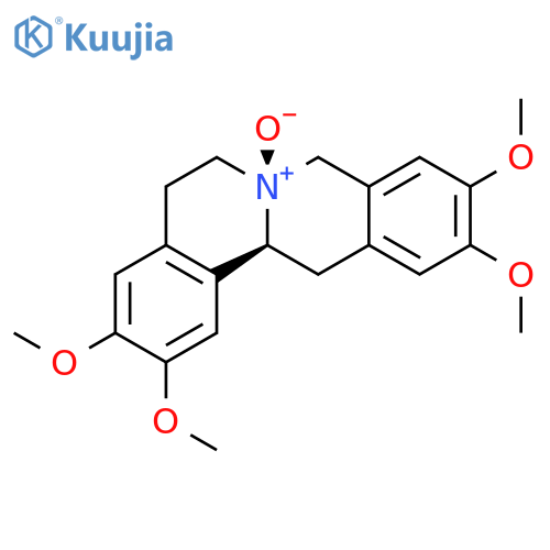 6H-Dibenzo[a,g]quinolizine, 5,8,13,13a-tetrahydro-2,3,10,11-tetramethoxy-, 7-oxide, (7S-trans)- structure