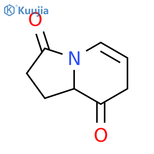 3,8(2H,7H)-Indolizinedione,1,8a-dihydro- structure