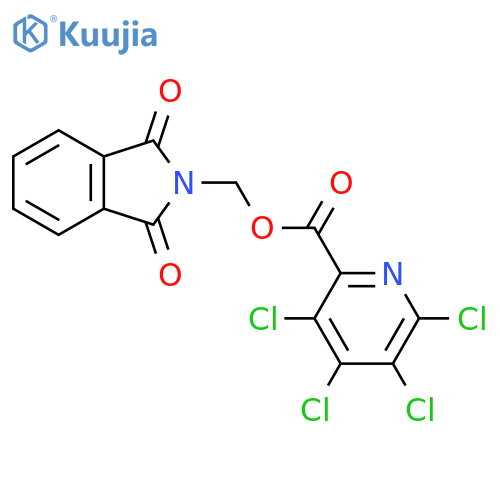 (1,3-dioxo-2,3-dihydro-1H-isoindol-2-yl)methyl 3,4,5,6-tetrachloropyridine-2-carboxylate structure