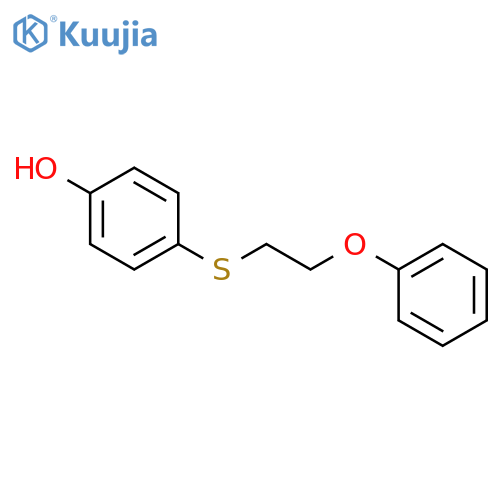 4-(2-phenoxyethylsulfanyl)phenol structure