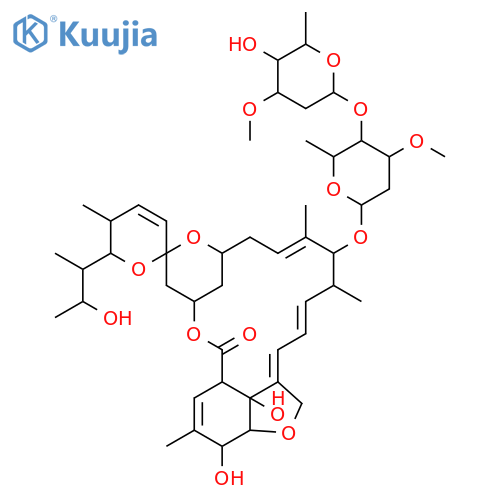 Avermectin A1a,5-O-demethyl-33-hydroxy- (9CI) structure
