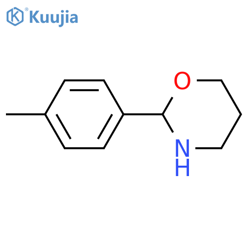 2H-1,3-OXAZINE, TETRAHYDRO-2-(4-METHYLPHENYL)- structure